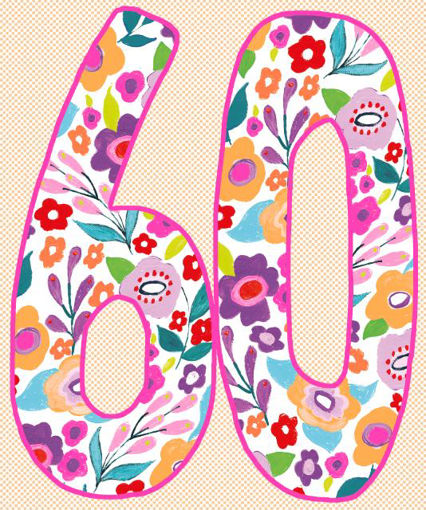 Picture of 60 BIRTHDAY CARD